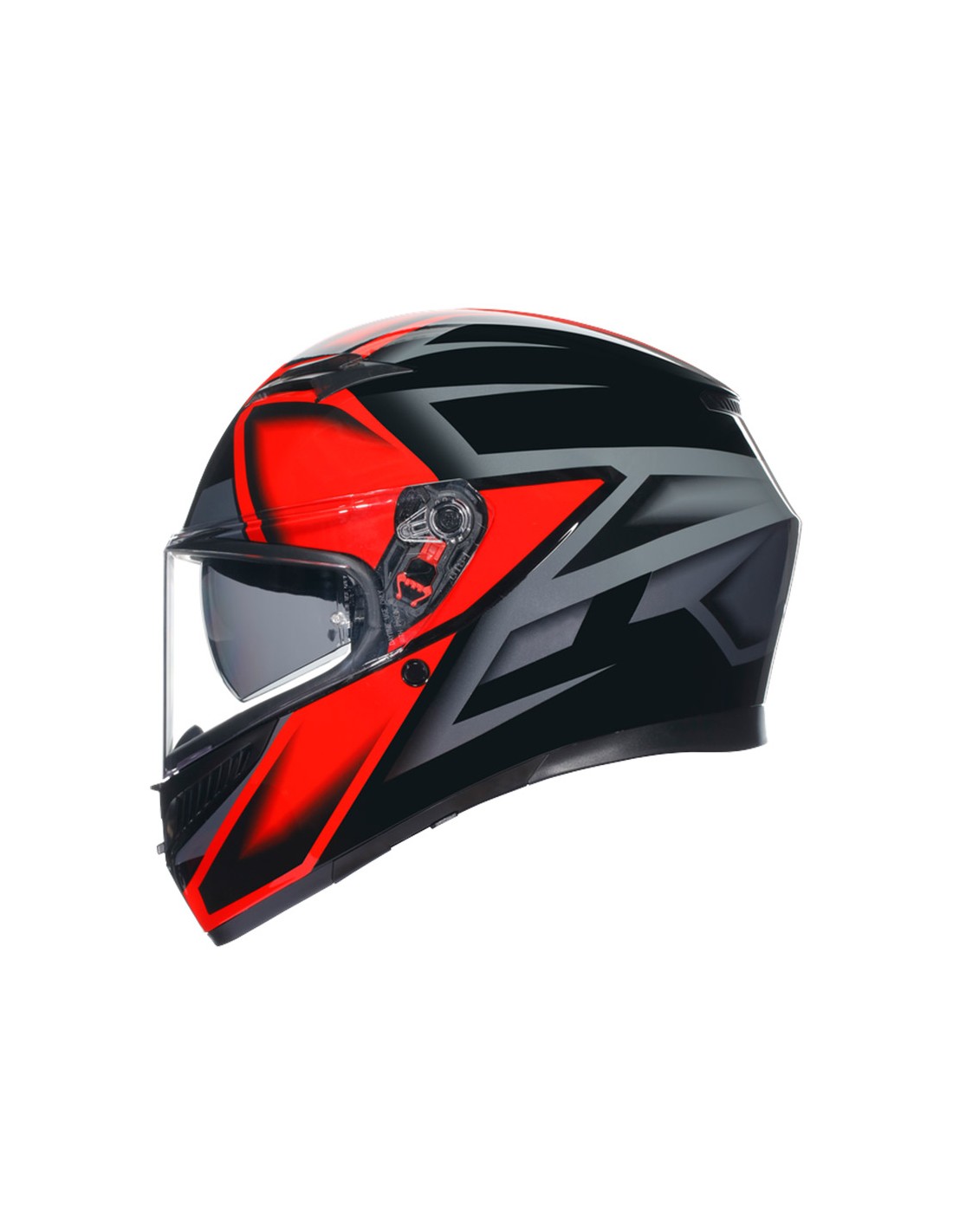 Agv Casco Integrale K E Mplk Compound Black Red Mg Motostore