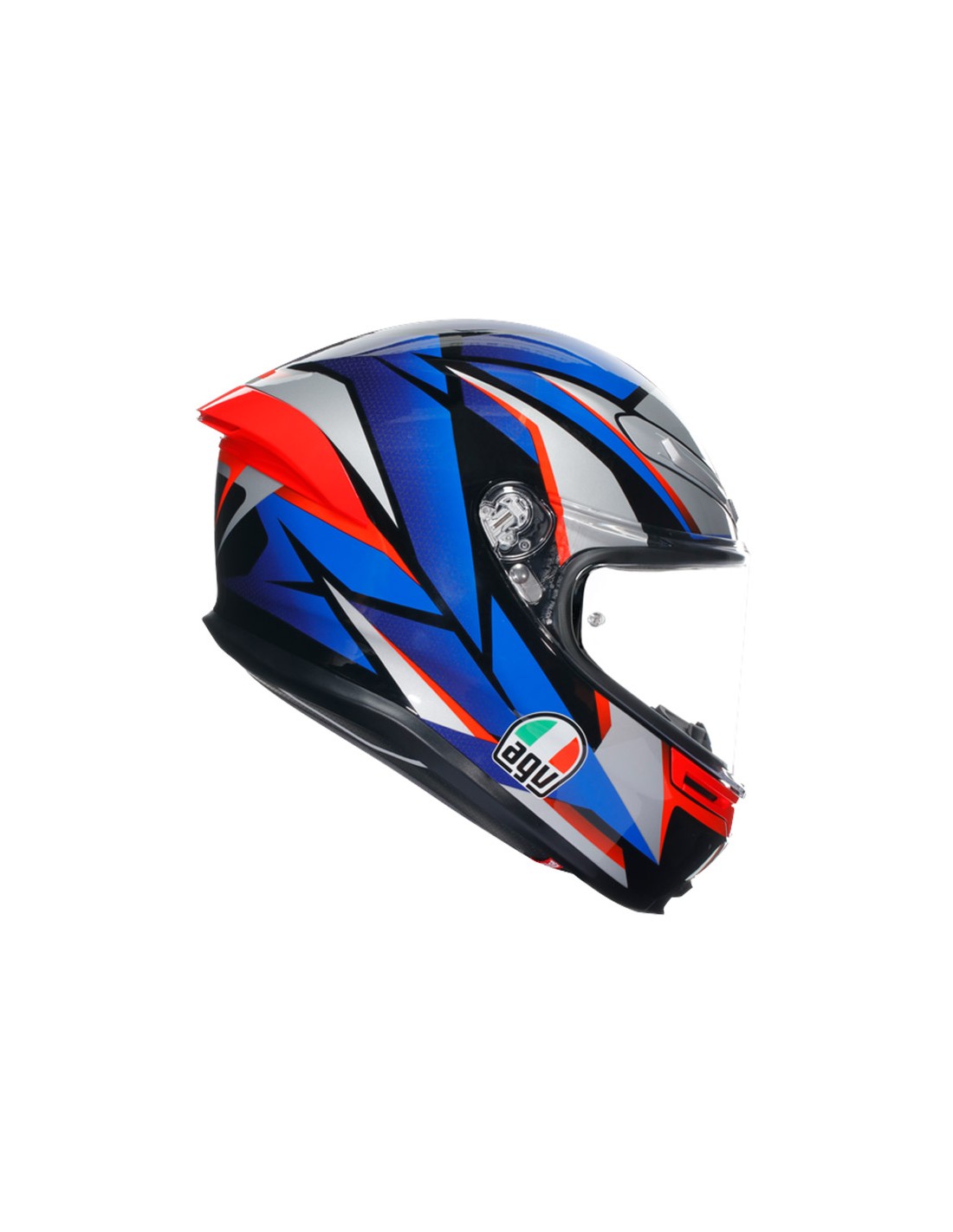 Agv Casco Integrale K S E Slashcut Black Blue Red Mg Motostore