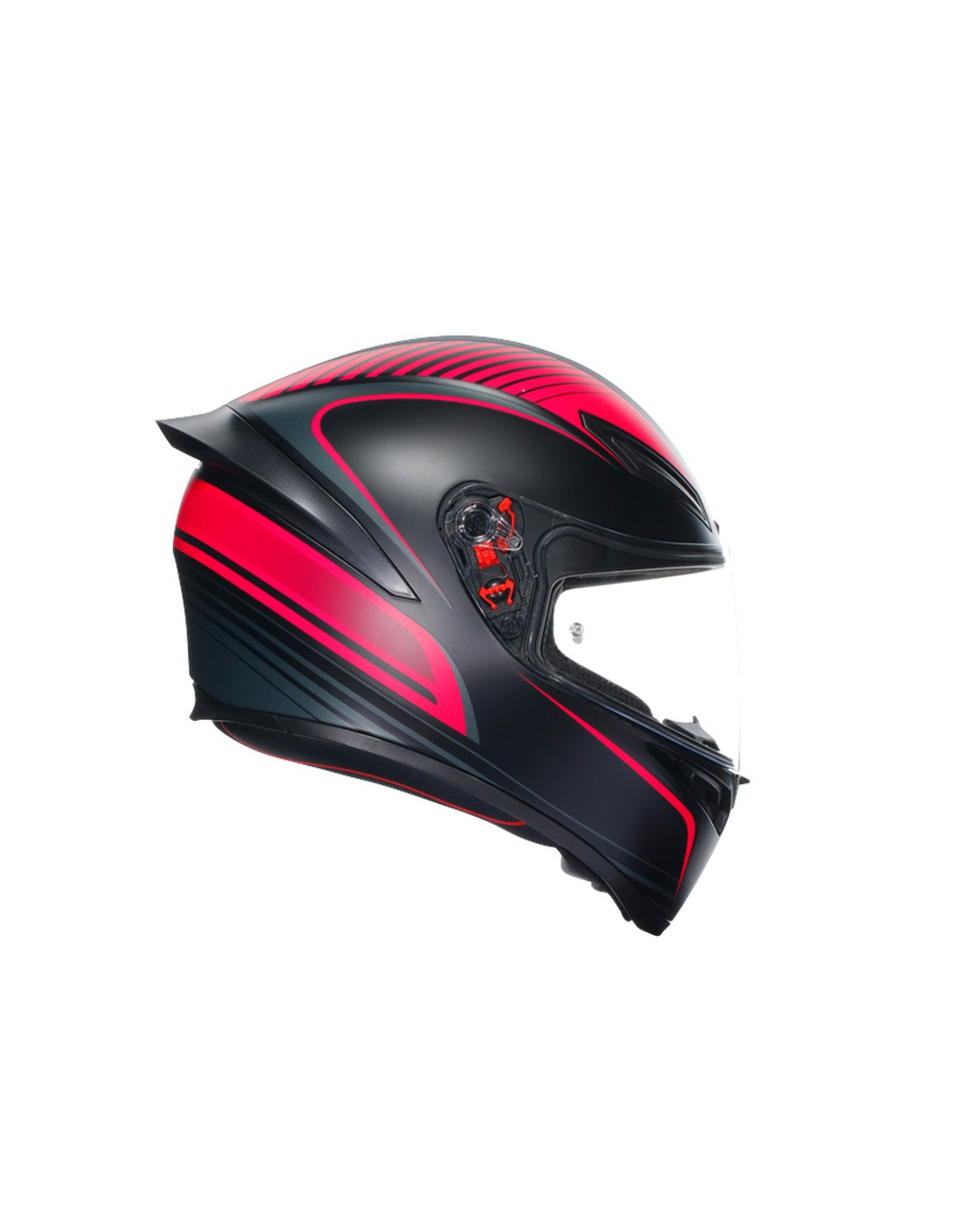 Agv Full Face Helmet K S E Warmup Black Pink Mg Motostore