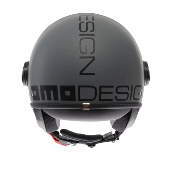 Momo Design Fgtr Classic 2206 Jet Helmet Matt Grey Black Decal MG