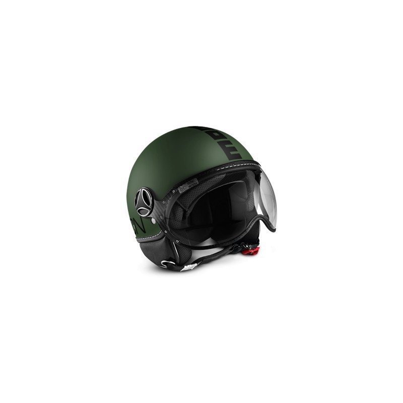 Momo design fgtr classic jet helmet - militarygreenmatt/blackdecal