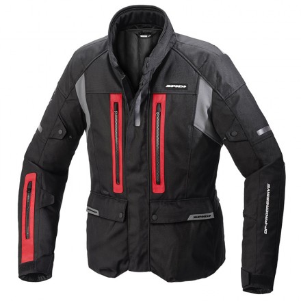 Spidi giubbotto uomo Traveler 3 H2Out - Nero/Rosso