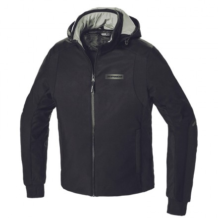 Spidi Hoodie Armor H2Out man jacket - 026 Black