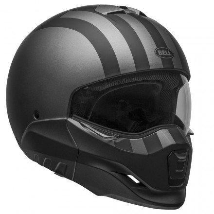 Bell casco componibile Broozer Free Ride - Grigio Opaco/Nero