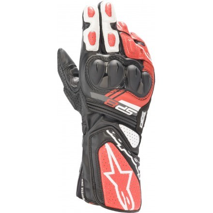 Alpinestars SP-8 V3 glove - Black White Bright Red