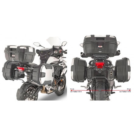 GIVI S250 TOOL BOX CASSETTA PORTA ATTREZZI DA MONTARE TRA IL PORTAVALIGIE  LATERALE E LA CARENATURA DELLA MOTO. DA ABBINARE AL KIT DI ATTACCO  UNIVERSALE S250KIT O AI KIT DI ATTACCO SPECIFICI