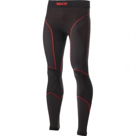 Sixs pantalone termico BlazeFit PNXW CU - Black/Red