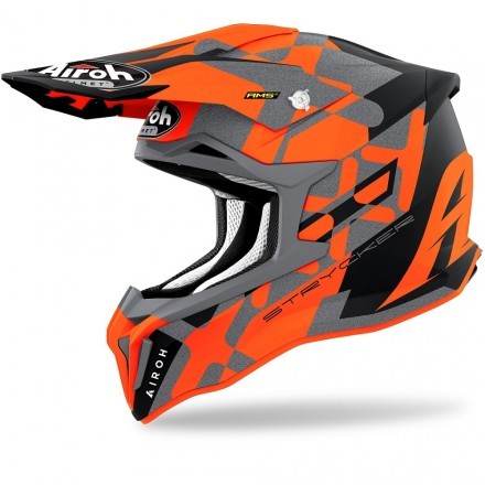 Airoh casco motocross Strycker XXX - Orange Matt