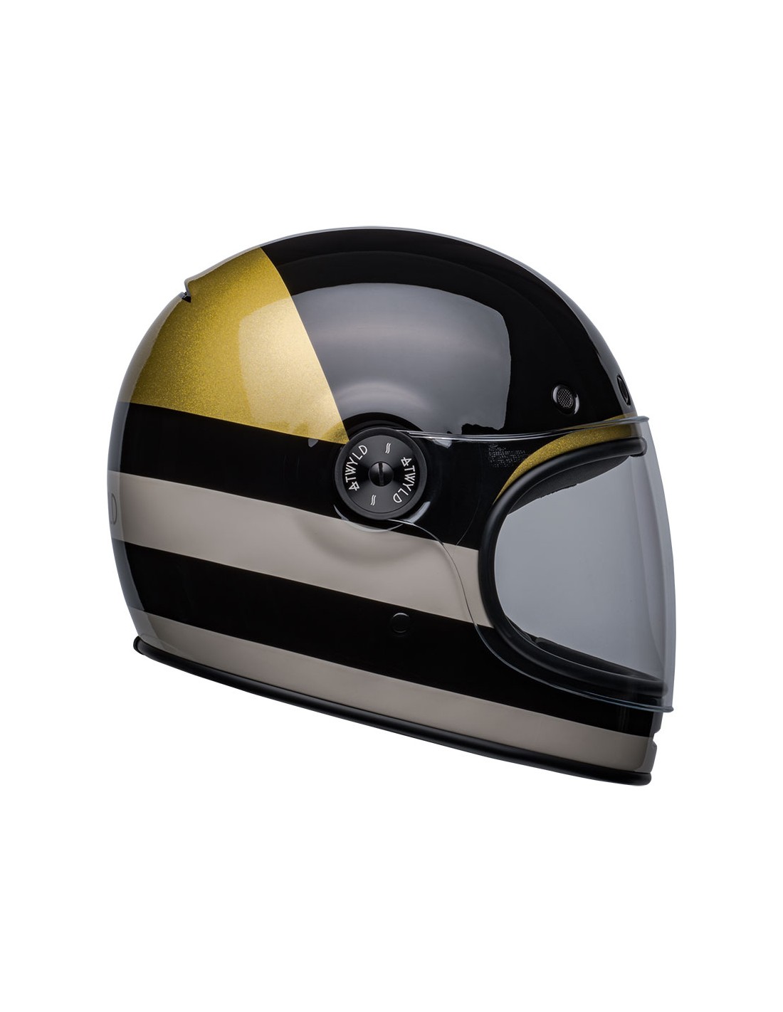 Bell Bullitt Atwyld Orion Full Face Vintage Helmet Gloss Black Gold