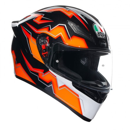 Casco Integrale AGV K1 MULTI DUNDEE MATT LIME/RED