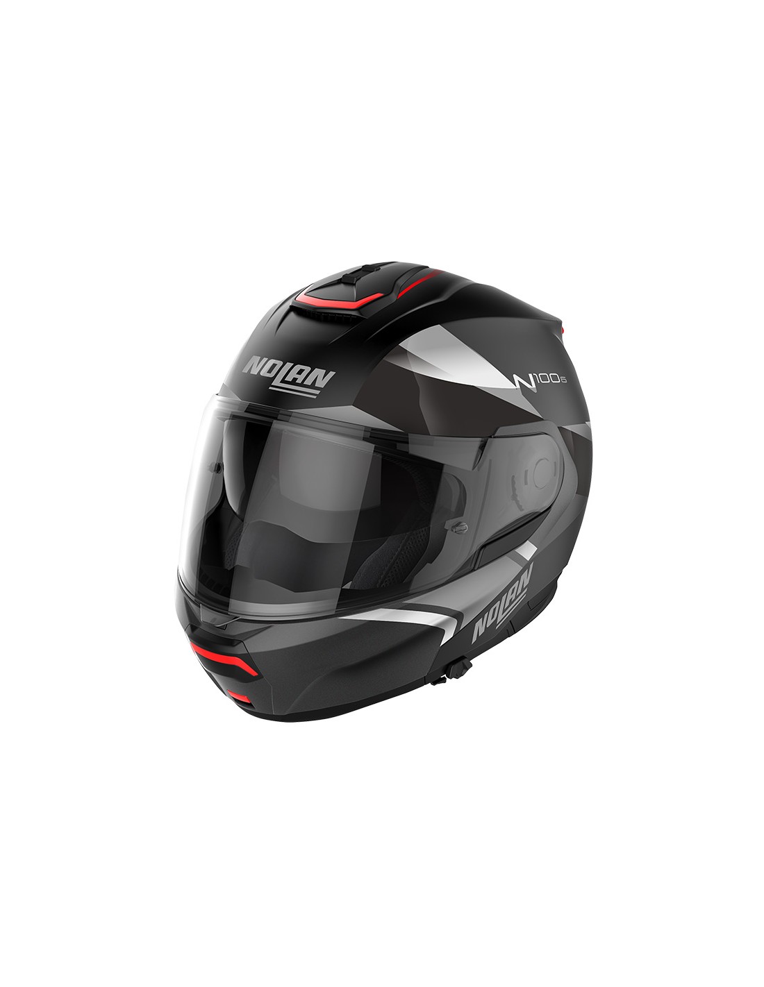 Nolan modular helmet n100-6 paloma n-com - 25 flat black | MG MotoStore