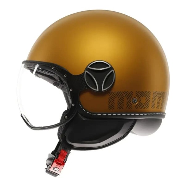 Momo design jet helmet fgtr evo 2206 - hip ocra matt grey | MG MotoStore